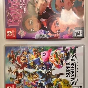 Nintendo Switch Super Smash Bros. Ultimate & Bratz Game Bundle